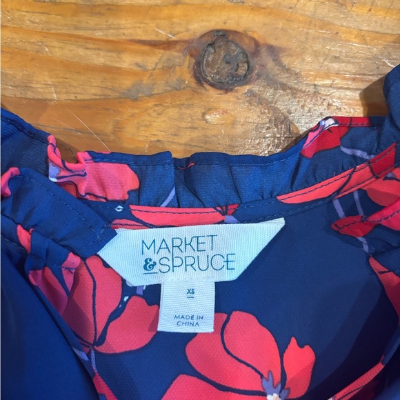 (479) MARKET & SPRUCE BLOUSE - Picture 5 of 6